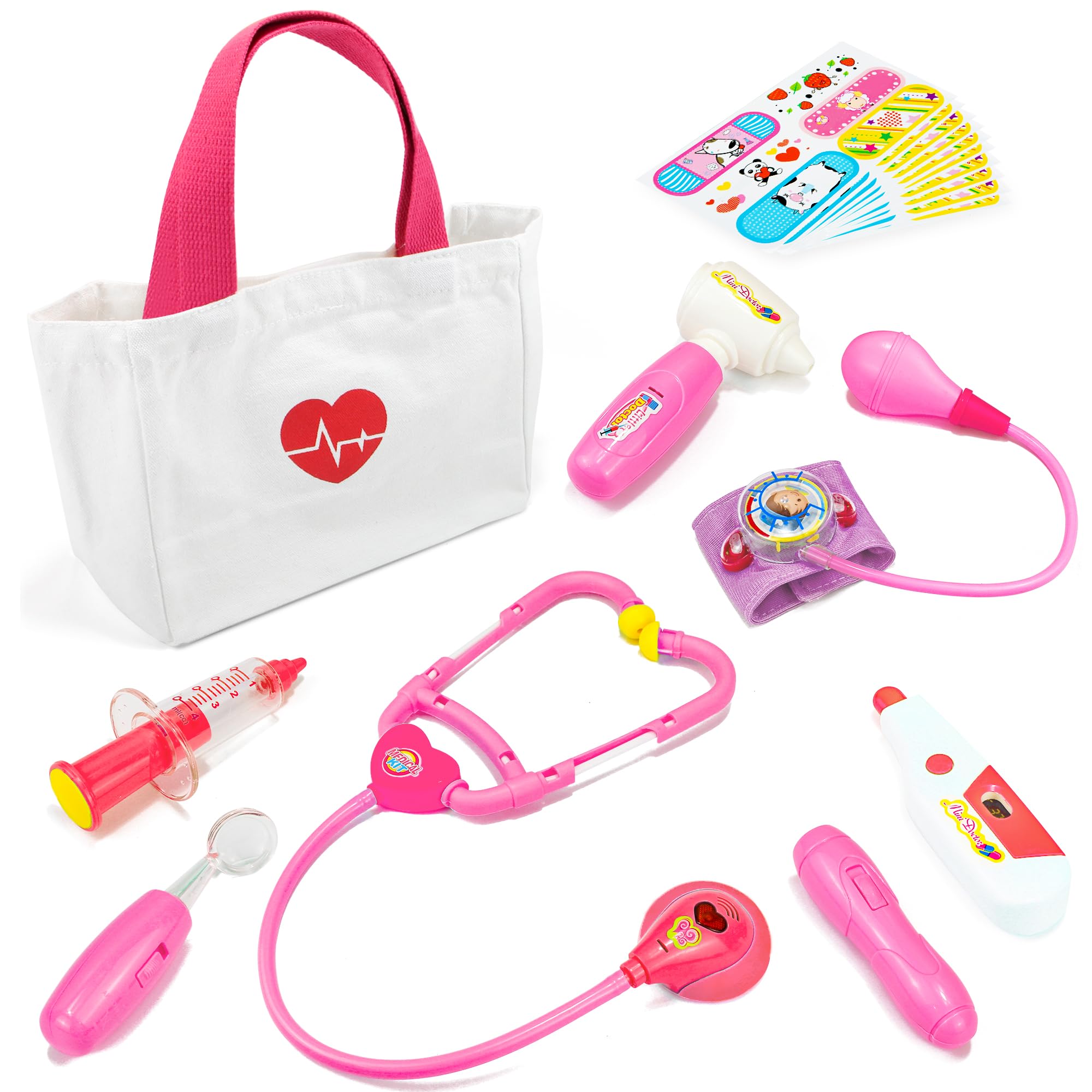 ドクターブレディック 6点セット Amazon.com: Liberry Doctor Kit for Toddlers 3-5 Years Old, 18